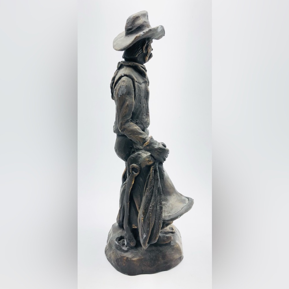Vintage Tim Jackson Sculpture Cowboy Figure Western Figurine Collectible Decor - Picture 3 of 16